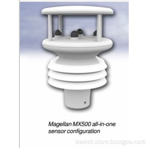 ultrasonic wind speed and direction sensor MX200 with compass and GPS